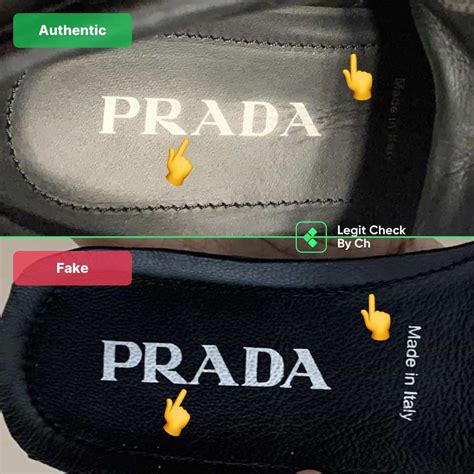 real real prada shoes|authenticity of Prada shoes.